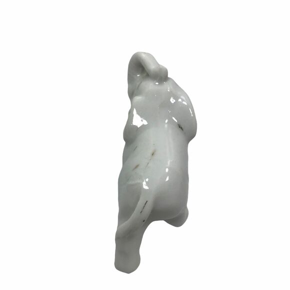 Vintage White Elephant Trunk Up Figurine Japan Collectible‎ Decor - Picture 5 of 5